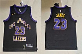 Lakers 23 LeBron James Black Nike 2023-24 City Edition Swingman Jersey,baseball caps,new era cap wholesale,wholesale hats